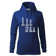 Šachové figurky kreslené