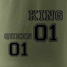 King - Queen - 01 dres (černobílá)