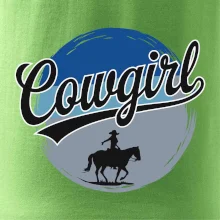 Cowgirl modrý pruh