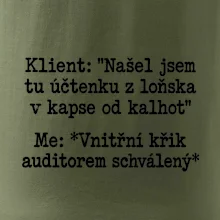 Klient a vnitřní auditorský křik
