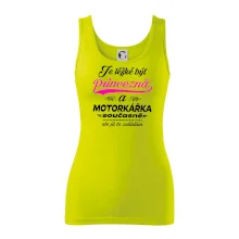 Je těžké být princezna - motorkářka Je těžké být princezna - motorkářka
