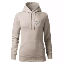 Párova mikina - srdce puzzle doplňuješ mě