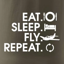 Eat sleep fly repeat