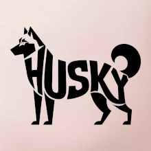 Husky nápis v těle