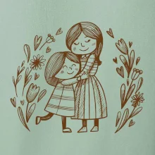 Matka a dcera v objetí