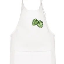 Monstera listy na prsu