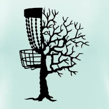 Disc golf pozor strom