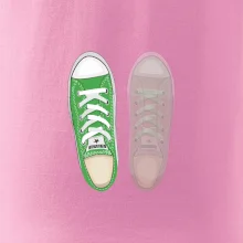 Párové boty - zelené