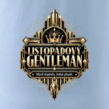 Listopadový gentleman zlatý art deco motiv