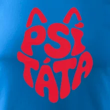 Psí táta nápis v hlavě