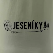 Jeseníky nápis