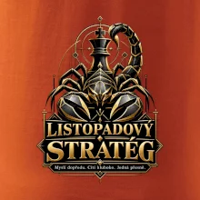 Listopadový stratég se štírem a šachovým králem