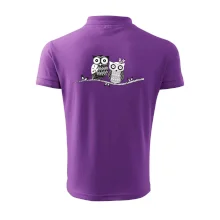 Dvě sovy abstraktní