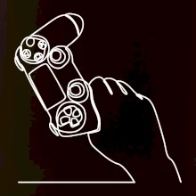 Herní ovladač jedním tahem