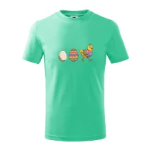 Evoluce vajíčka - velikonoce - slepice