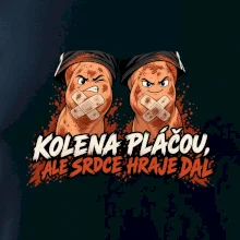 Nohejbal kolena pláčou srdce hraje