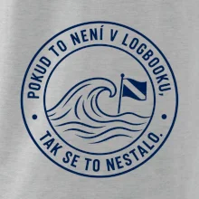 Pokud to není v logbooku kruhové razítko s vlnou a vlajkou