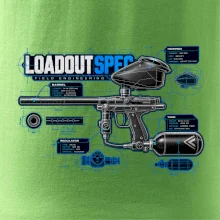 Technický výkres loadout spec paintball
