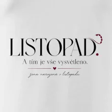 Listopad a tím je vše vysvětleno minimalistický štír