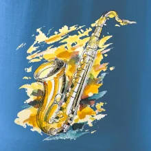 Saxofon malovaný