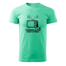 Svoboda slova nemá vypínač retro televize