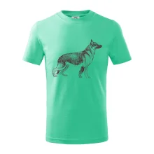 Německý ovčák -  kreslený skica