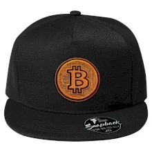 Logo bitcoin ve vyšívaném stylu Logo bitcoin ve vyšívaném stylu