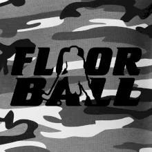 Floorball nápis rovný
