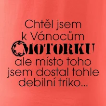 Chtěl jsem dostat motorku - Vánoce