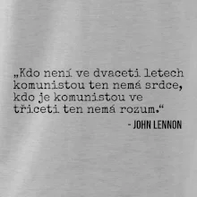 Kdo není ve dvaceti letech komunistou....