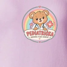 Pediatrička ordinace plná úsměvů - medvídek a duha