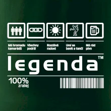 Čárový kód - Legenda Čárový kód - Legenda