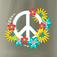 Peace symbol abstraktní