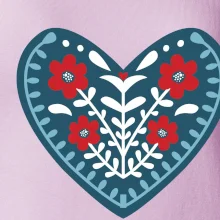 Folklor - srdce modré plné