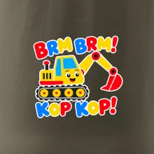 Dětský bagr brm brm kop kop