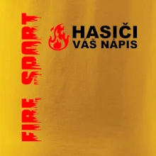 Hasiči (oheň,  Firesport, název sboru - vlastní nápis)