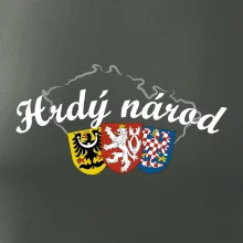 Hrdý národ - mapa a znaky Hrdý národ - mapa a znaky