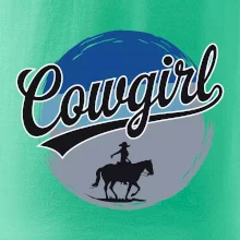 Cowgirl modrý pruh