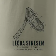 Léčba stresem rozmlácená raketa