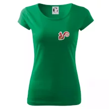 Folklor na prsu veverka