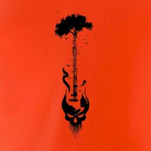 Kytara strom a lebka