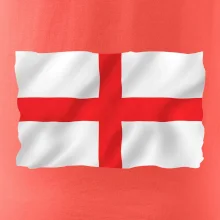 Anglická vlajka vlající