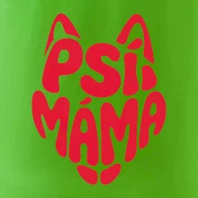 Psí máma nápis v hlavě