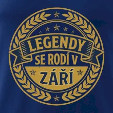 Legendy se rodí v září - Retro emblém