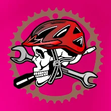 Lebka biker opravář