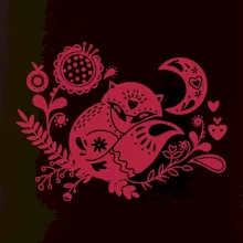 Folklor - liška spící