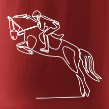 Jízda na koni jedním tahem