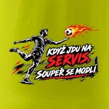 Nohejbalový pekelný servis