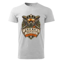 Víkendová mise vintage paintball odznak
