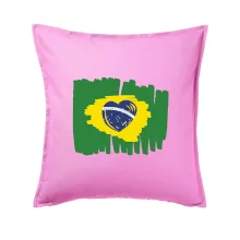 Brazílie vlajka srdce